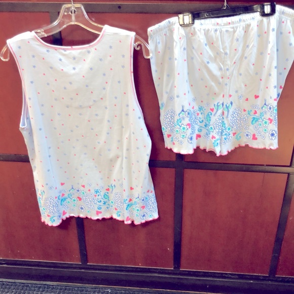 Women’s Cotton chemise Two Piece Set - Picture 2 of 4